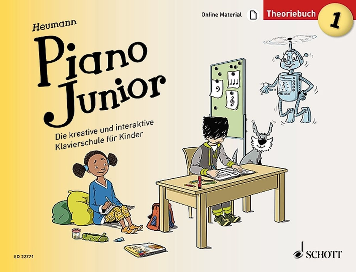 Hans-Günter Heumann: Piano Junior: Theoriebuch 1 Band 1 (Piano)