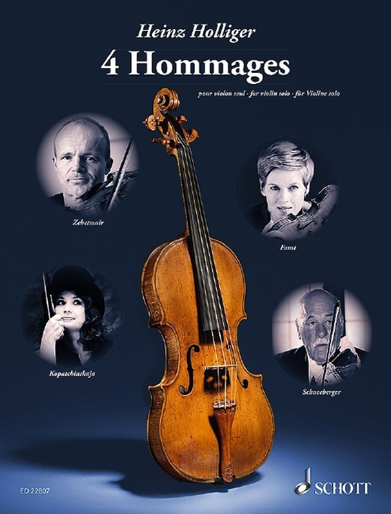 Holliger: 4 Hommages (Viool)