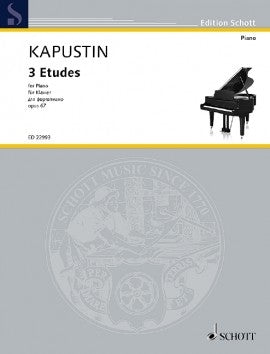Nikolai Kapustin: 3 Etudes op. 67 (Piano)