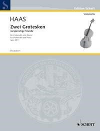Josef Haas: Zwei Grotesken op. 28 (Cello, Piano)