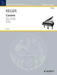 Max Reger: Canons durch alle Dur- und Moll-Tonarten Heft 2 (Piano)