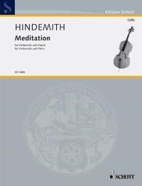 Paul Hindemith: Meditation (Cello, Piano)