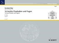 Simon: 14 leichte Praeludien und Fugen (Orgel) afbeelding 2