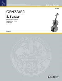Genzmer: 2. Sonate (Viool, Piano)