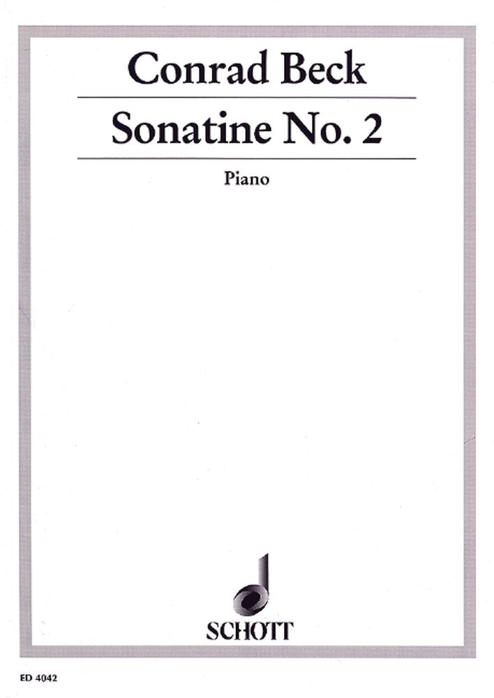John Ness Beck: Sonatine No. 2 (Piano)