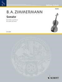Zimmermann: Sonate (Viool, Piano)