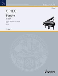 Edvard Grieg: Sonate e-Moll e-Moll op. 7 (Piano)