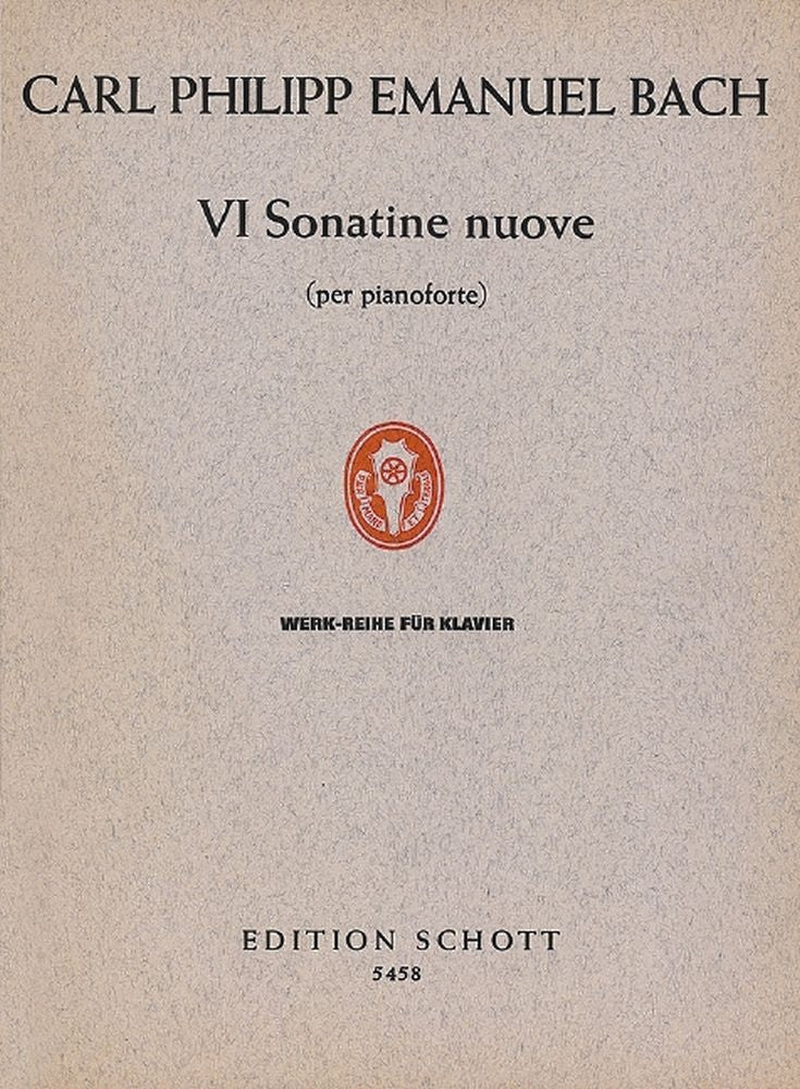Carl Philipp Emanuel Bach: VI Sonatine nuove (Piano)