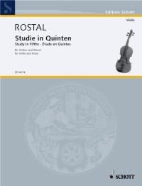 Rostal: Studie in Quinten (Viool, Piano)