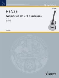 Henze: Memorias de "El Cimarrón" (Gitaar)