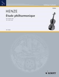 Henze: Étude philharmonique (Viool)