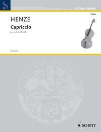 Hans Werner Henze: Capriccio (Cello)