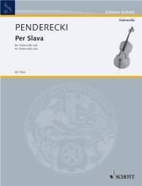 K. Penderecki: Per Slava (Cello)