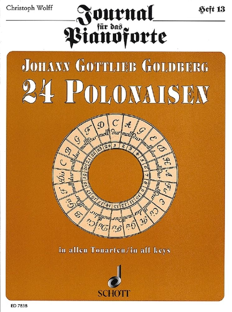 Johann Gottlieb Goldberg: 24 Polonaisen in allen Tonarten Heft 13 (Piano)