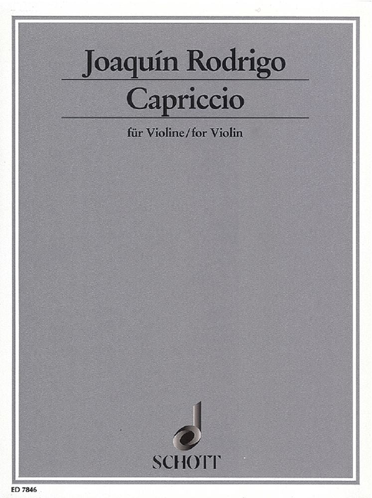 Rodrigo: Capriccio (Viool)