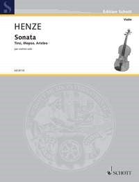 Henze: Sonata (Viool)