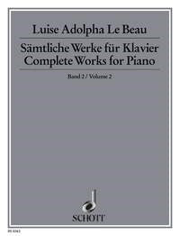Luise Adolpha Le Beau: Sämtliche Werke für Klavier Band 2 (Piano)
