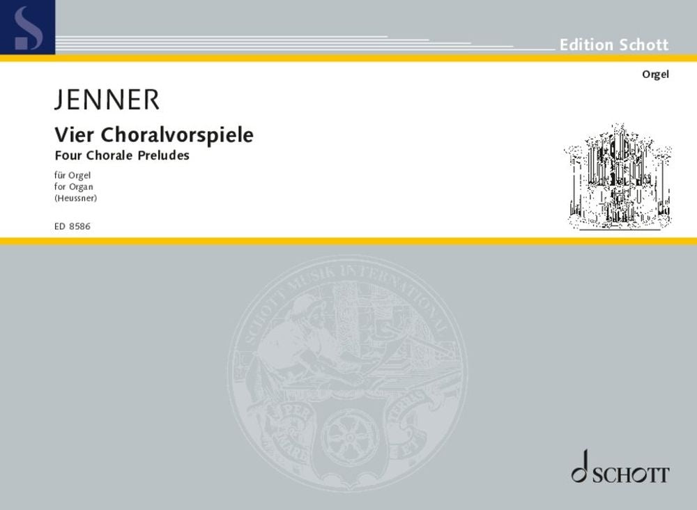 Jenner: Vier Choralvorspiele (Orgel)