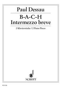 Paul Dessau: B-A-C-H / Intermezzo breve (Piano)