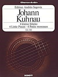 Kuhnau: 4 kleine Stücke (Gitaar)