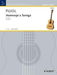 Pujol Vilarrubí: Homenaje a Tarrega (Gitaar)