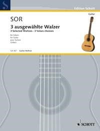 Sor: 3 ausgewählte Walzer (Gitaar)