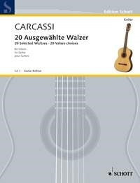 Carcassi: 20 Ausgewählte Walzer (Gitaar)
