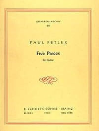 Felter: Five Pieces (Gitaar)