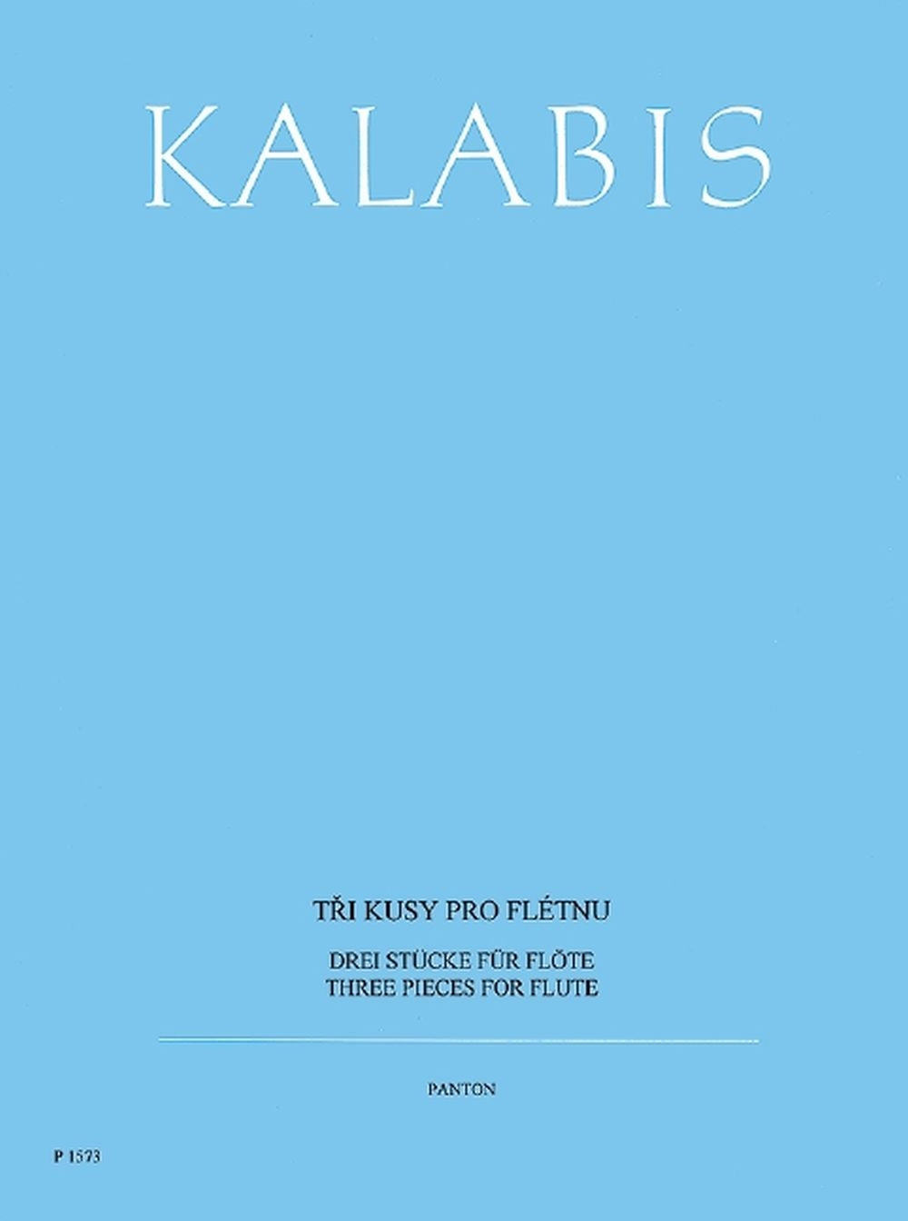 Kalabis: 3 Stücke op. 35 (Dwarsfluit)