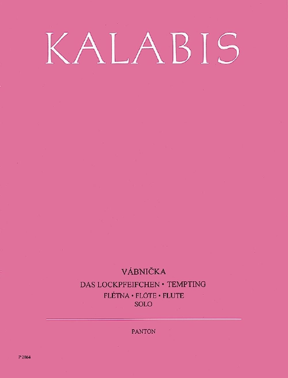 Kalabis: Das Lockpfeifchen op. 80 (Dwarsfluit)