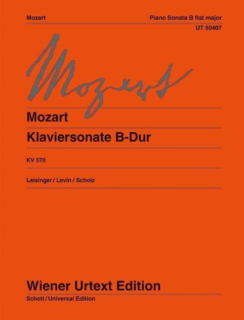 Piano Sonata in B flat major KV 570 afbeelding 2