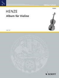 Henze: Album für Violine (Viool)