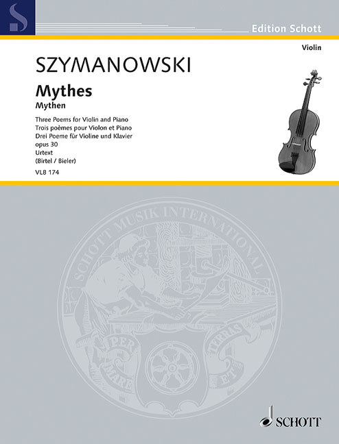 Szymanowski: Mythen op. 30 (Viool, Piano)