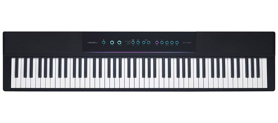Medeli - SP-C220 - digital compact stage piano, 88 keys 3-sensor hammer action, biamped 2 x 13W + 2 x 7W