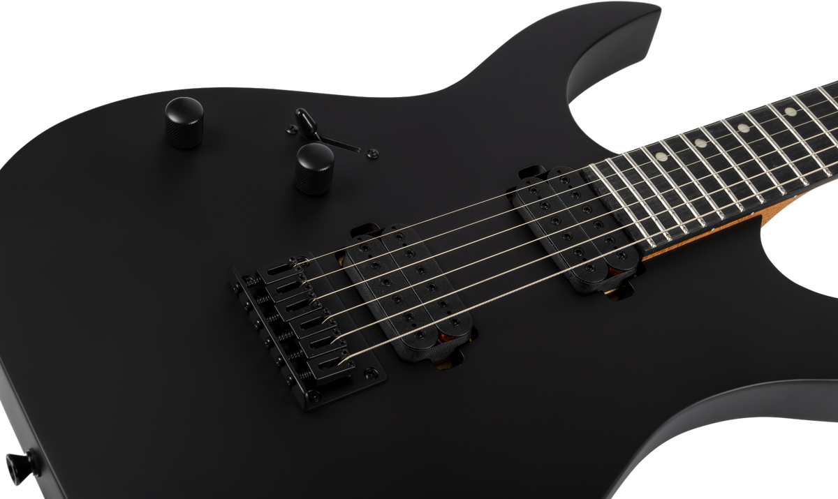Spira Guitars S-400 MBK LH – 6-snarige elektrische gitaar – linkshandig – Zwart