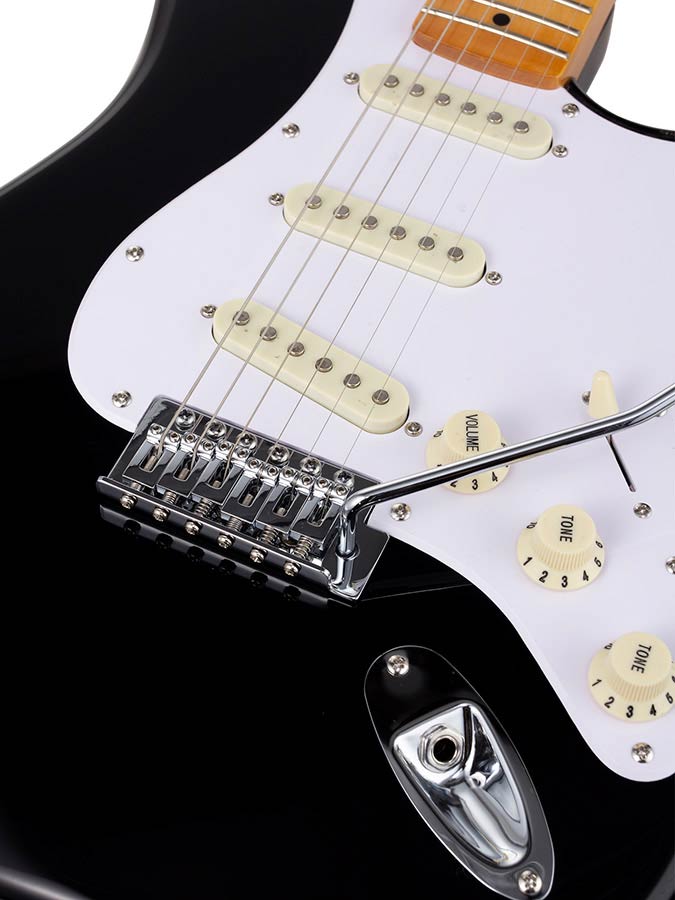 SX SST57 Electric Guitar with Bag - Black