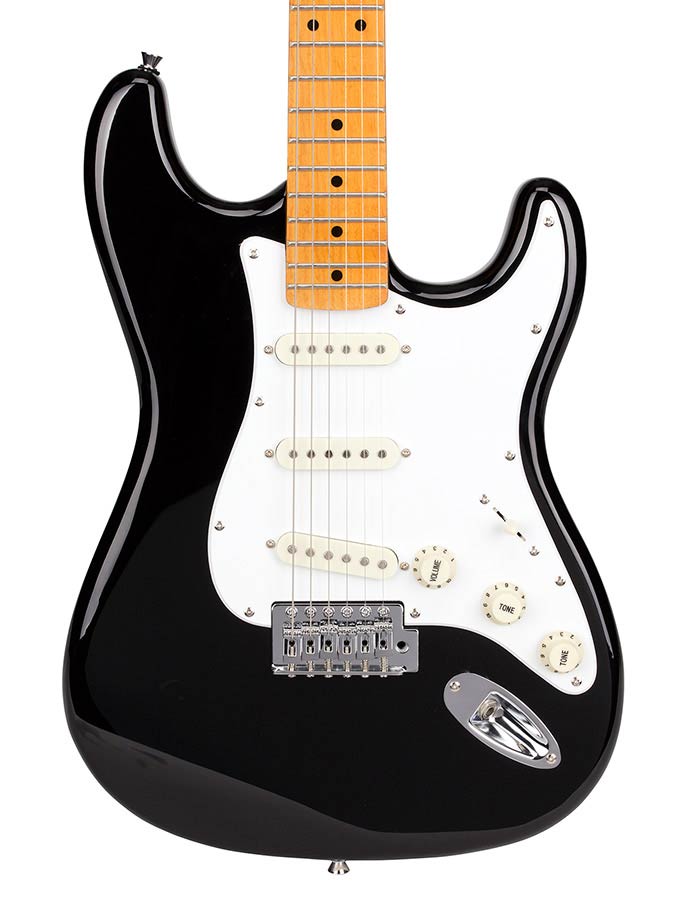 SX SST57 Electric Guitar with Bag - Black