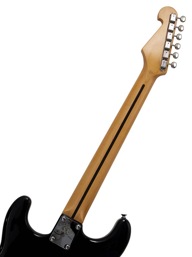 SX SST57 Electric Guitar with Bag - Black