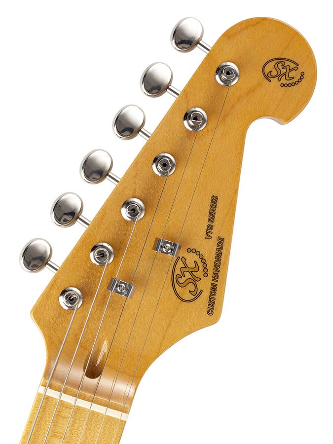 SX SST57 Electric Guitar with Bag - Black