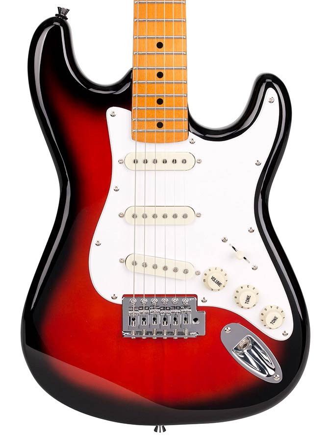 SX SST57342TS 3/4 elektrische gitaar 2-Tone sunburst met tas