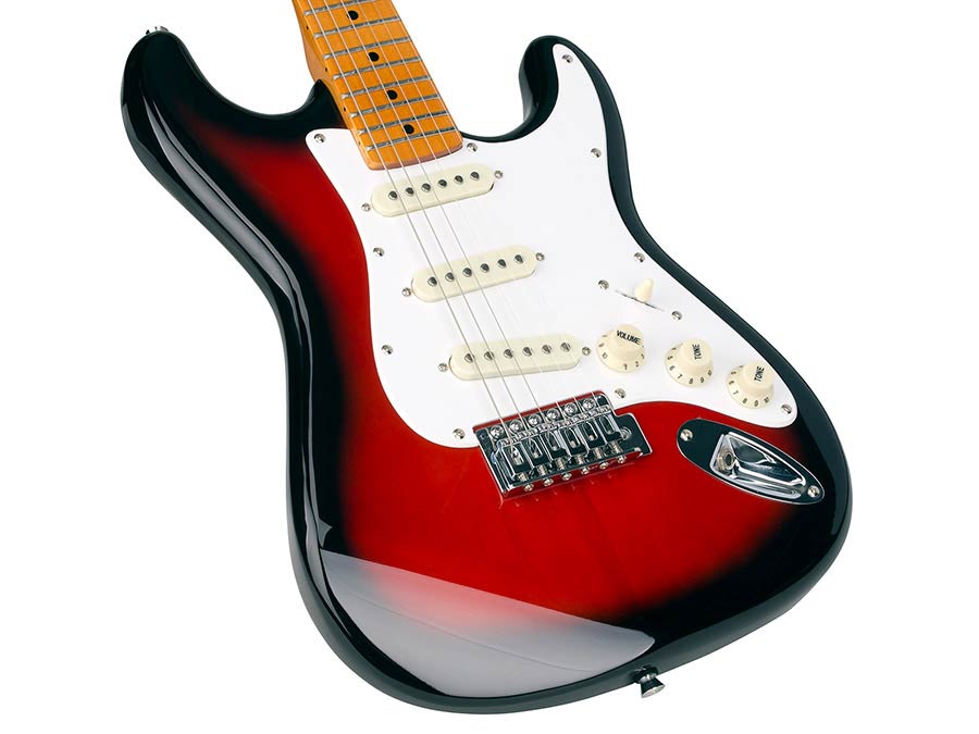 SX SST57342TS 3/4 elektrische gitaar 2-Tone sunburst met tas
