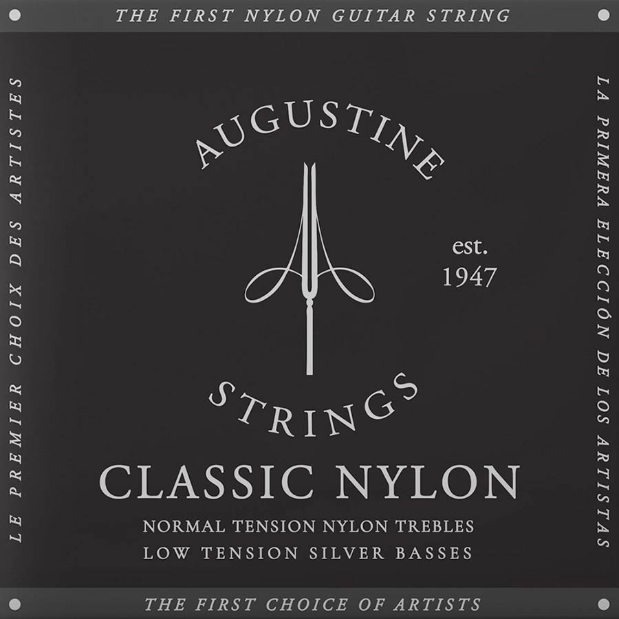 Augustine AUCLBK Classic Black string set for classical guitar