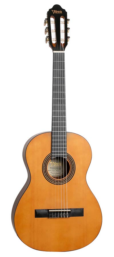 Valencia VC203HL Classical Guitar 3/4 Left-Handed with Hybrid Neck – Antique Natural