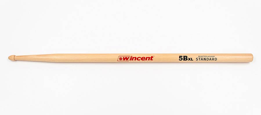 Wincent W-5BXL 5B XL Hickory Drumsticks – 420 x 15 mm