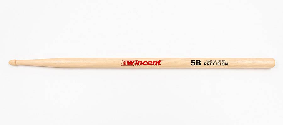 Wincent W-5BP 5B Precision Hickory Drumsticks – 406 x 15 mm