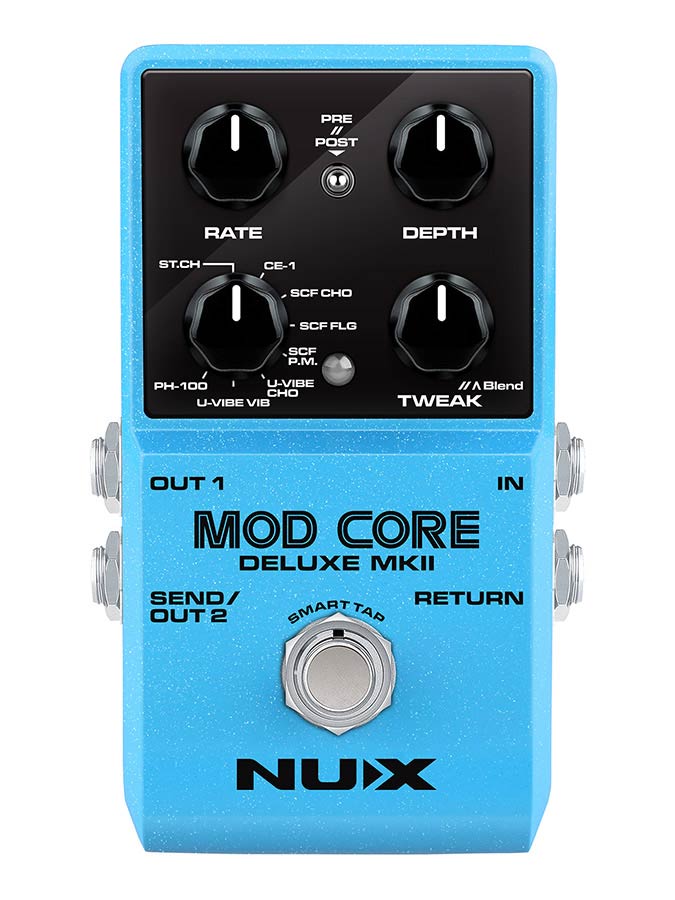 NUX MODCDLX2 Queen of Tone NDO-6 Analog Dual Overdrive Pedal