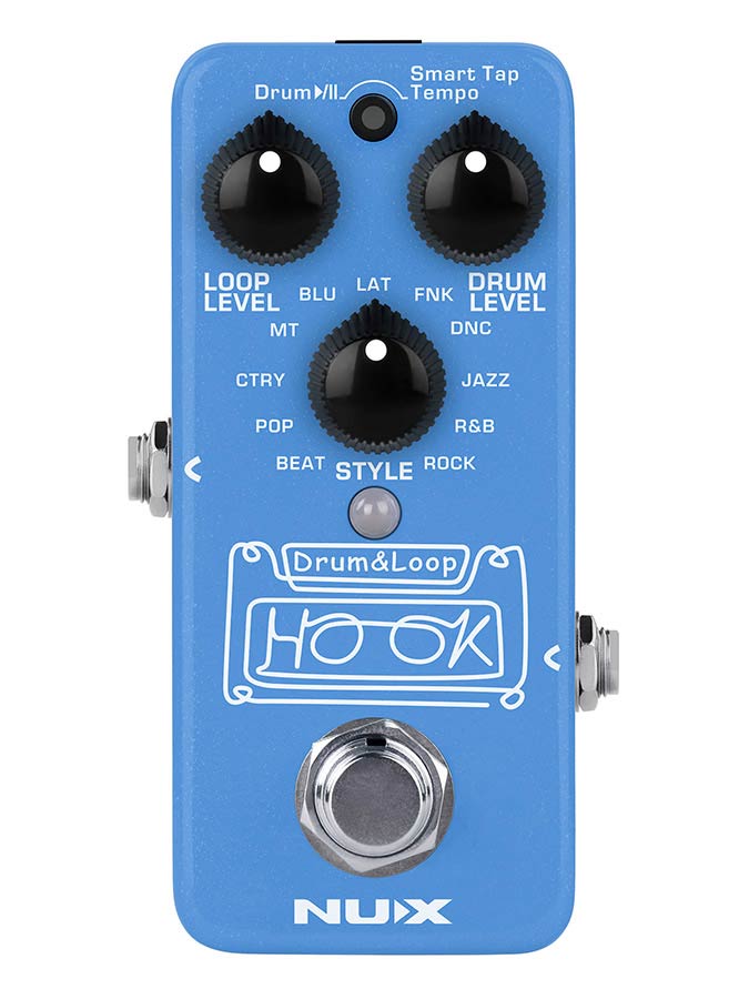 NUX Hook NDL-3 Drum & Loop Looper Pedal with Drum Machine