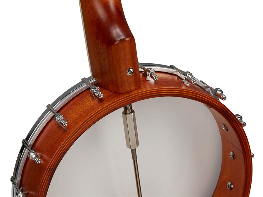 SX BJ305TK 5-string openback banjo natural