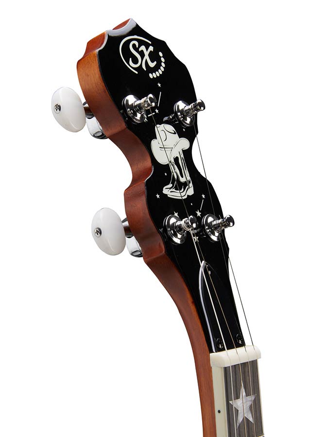 SX BJ305TK 5-string openback banjo natural