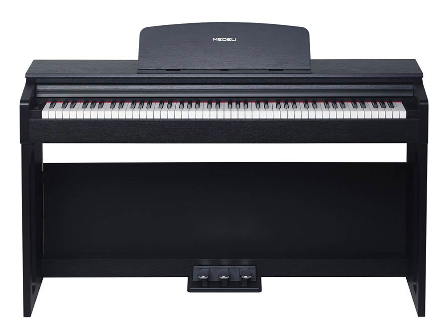 Medeli UP82/BK Digital Piano with 88 Weighted Keys – Black Satin